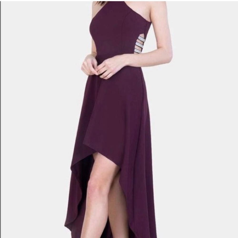 Maroon Xtraordinary High-Low Dress